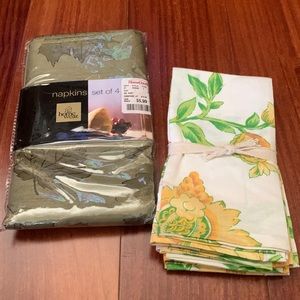 NWOT Two Sets of Napkins - Set of 4 Each